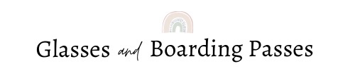 Glasses and Boarding Passes Logo