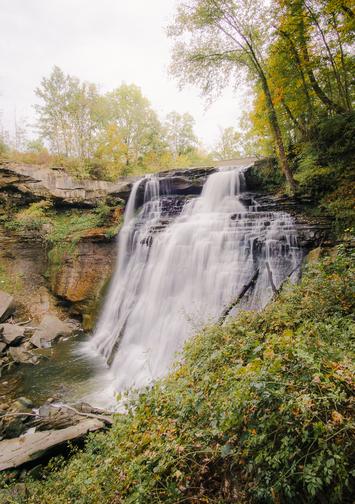 Brandywine Falls in autumn