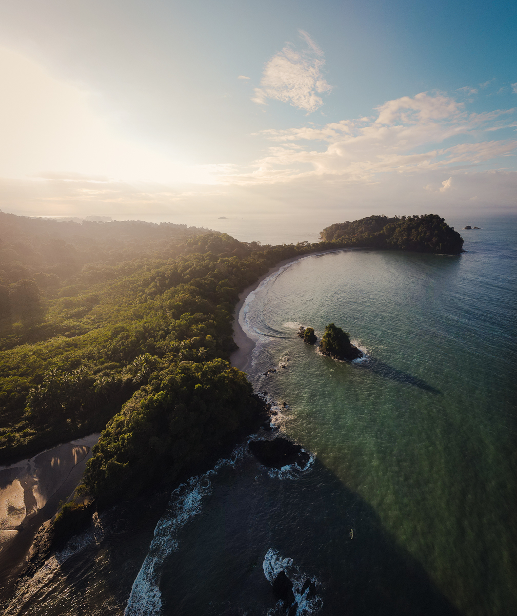 Manuel Antonio National Park Whale Tail from above
