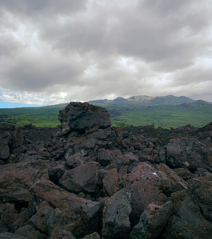 Makena lava fields maui