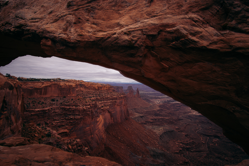 Cloudy sunrise at Canyonlands National Park