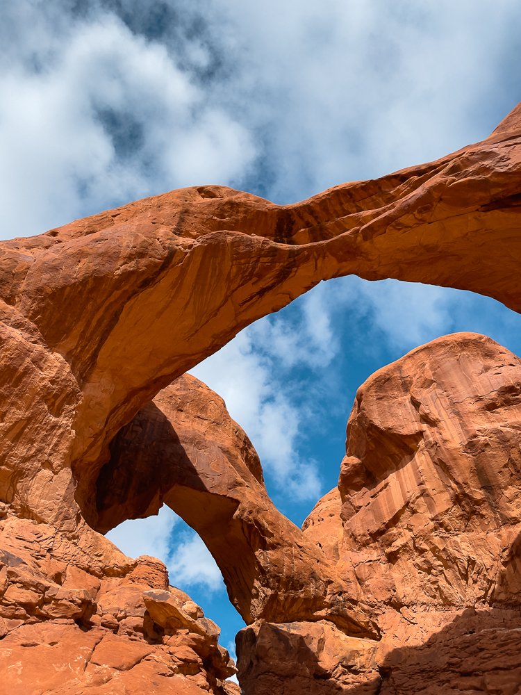 orange rock arches