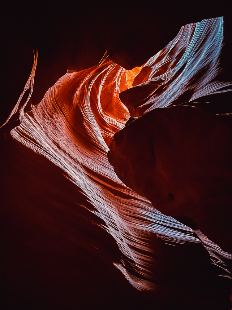 abstract slot canyon